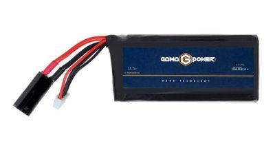 GAMA POWER BATERIA LIPO 1600mAh 11.1v 40C STICK TYPE WITH BRICK AND TAMIYA FEMALE PLUG Arsenal Sports