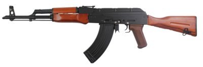 DOUBLE BELL AEG AK74 AIRSOFT RIFLE BLACK & WOOD Arsenal Sports