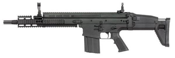 DOUBLE BELL AEG SCAR-H WITH RAS AIRSOFT RIFLE BLACK