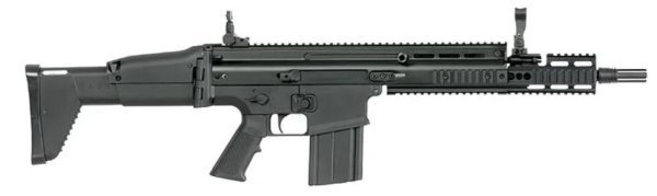 DOUBLE BELL AEG SCAR-H WITH RAS AIRSOFT RIFLE BLACK