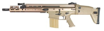 DOUBLE BELL AEG SCAR-H WITH M-LOK AIRSOFT RIFLE TAN Arsenal Sports