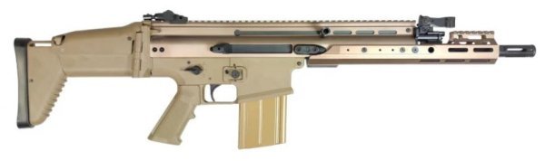 DOUBLE BELL AEG SCAR-H WITH M-LOK AIRSOFT RIFLE TAN