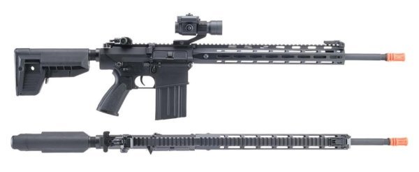 DOUBLE BELL AEG SR25 AIRSOFT RIFLE BLACK