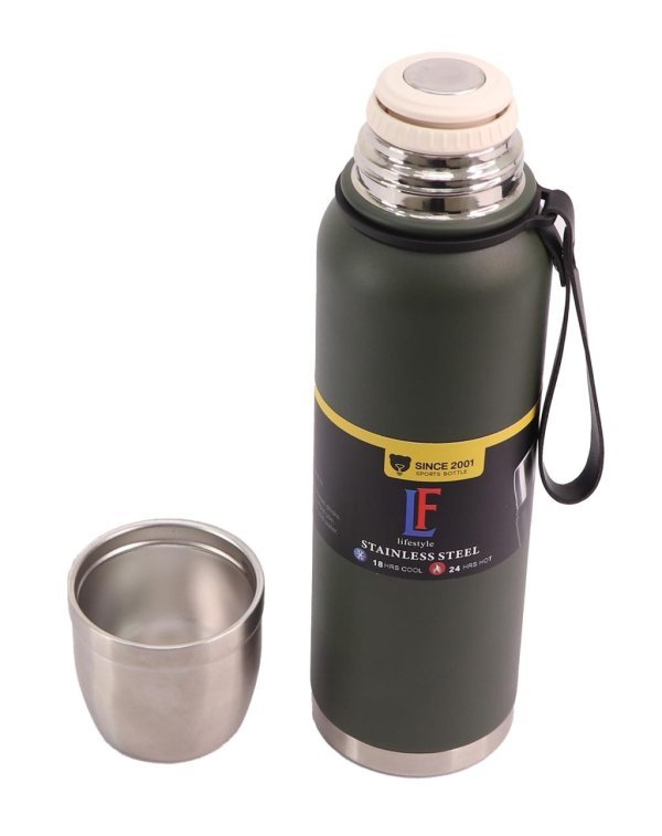 LF LIFESTYLE GARRAFA TERMICA 24HRS 1000ML GREEN