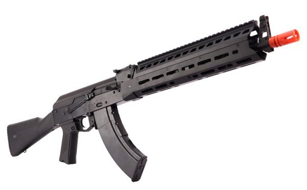 LCT AEG AK LCKM WITH M-LOK AIRSOFT RIFLE BLACK