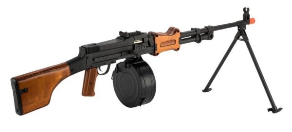 LCT AEG RPD LIGHT MACHINE GUND FULL SIZE SAW AIRSOFT RIFLE WOOD & BLACK