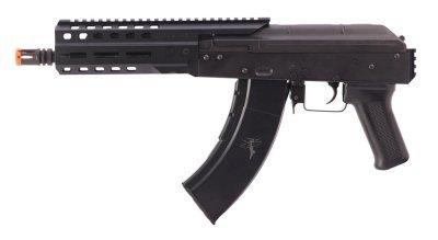 LCT EMG RD AEG AK QUICKHATCH PDW AIRSOFT RIFLE BLACK Arsenal Sports