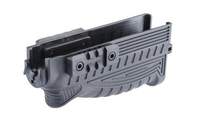 LCT HANDGUARD AND GRIP HORIZONTAL LOWER GP-74 FOR AK SERIES POLYMER BLACK Arsenal Sports