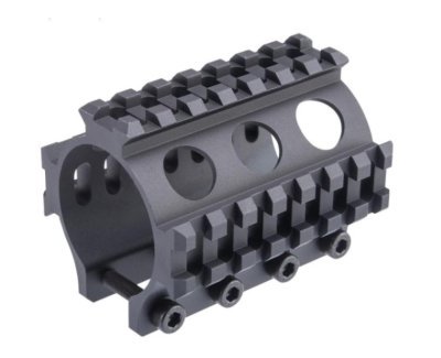 LCT RAIL SILENCER HANDGUARD FOR VSS / VAL SERIES AEG 75MM BLACK Arsenal Sports