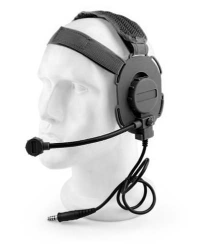 WOSPORT TACTICAL HEADSET III UNILATERAL BLACK Arsenal Sports