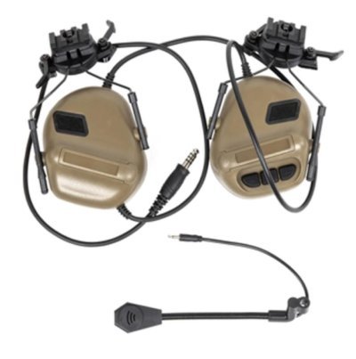 WOSPORT HEADSET 5 GEN WITH SOUND PICKUP & NOISE REDUCTION FUNCTION & HELMET TAN Arsenal Sports