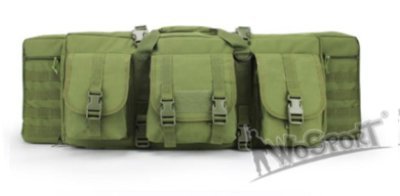 WOSPORT RIFLE BAG DOUBLE CARBINE CASE 92CM OD GREEN Arsenal Sports