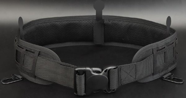 WOSPORT BELT PILOT TIED BLACK