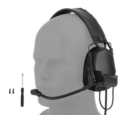 WOSPORT C5 TACTICAL HEADSET BLACK Arsenal Sports