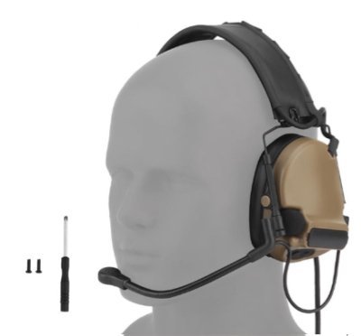 WOSPORT C5 TACTICAL HEADSET TAN Arsenal Sports