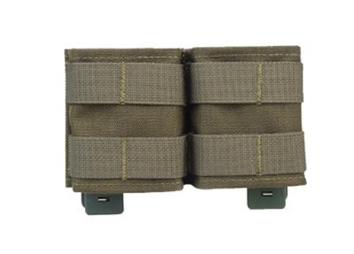 WOSPORT MAGAZINE POUCH 5.56 DOUBLE SHORT RANGER GREEN Arsenal Sports