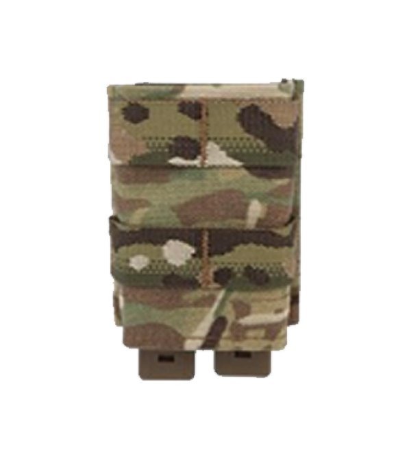 WOSPORT MAGAZINE POUCH 5.56 SINGLE MEDIUM BLACK MULTICAM