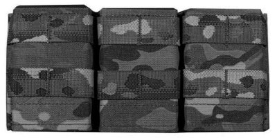 WOSPORT MAGAZINE POUCH FAST 5.56 TRIPLE MEDIUM BLACK Arsenal Sports