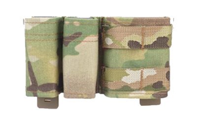 WOSPORT MAGAZINE POUCH 5.56 & 9MM DOUBLE SHORT MULTICAM Arsenal Sports