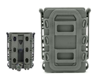 WOSPORT MAGAZINE POUCH 5.56 & 7.62 SCORPION STYLE SOFT SHELL OD GREEN Arsenal Sports