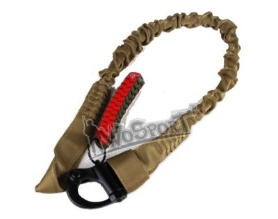 WOSPORT SLING QUICK RELEASE ELASTIC SAFETY ROPE TAN Arsenal Sports