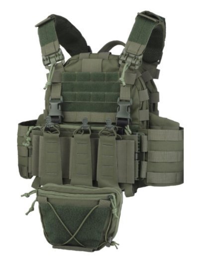 WOSPORT VEST COLETE ARC TACTICAL PLATE CARRIER RANGER GREEN Arsenal Sports