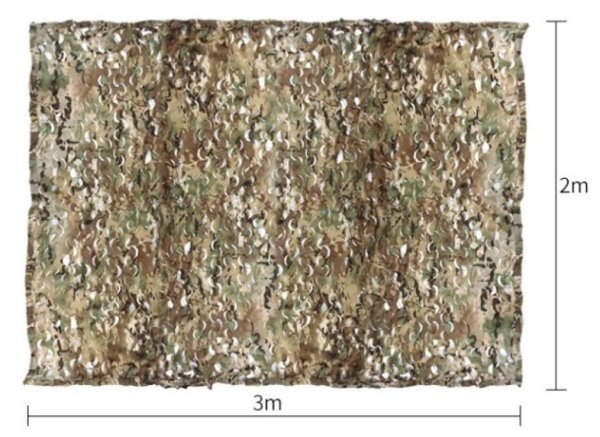 WOSPORT CAMOUFLAGE NET 2X3M DEADWOOD