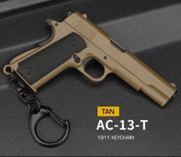 WOSPORT KEYCHAIN1911 1:4 TAN