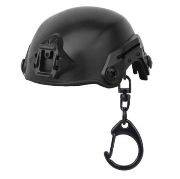 WOSPORT KEYCHAINHELMET MK SHAPE BOTTLE OPENER BLACK