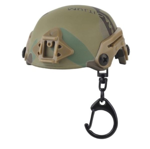 WOSPORT KEYCHAINHELMET MK SHAPE BOTTLE OPENER MULTICAM