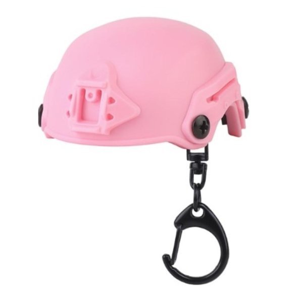 WOSPORT KEYCHAINHELMET MK SHAPE BOTTLE OPENER PINK