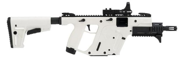 KRISS VECTOR AEG SMG RIFLE BY KRYTAC ALPINE WHITE