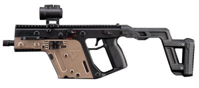 KRISS VECTOR GBB SMG RIFLE BY KRYTAC WITH FOLDING STOCK DUAL TONE Arsenal Sports