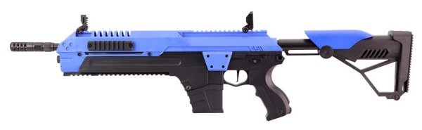 POSEIDON AEG CSI XR 5 SERIES WITH MEDUSA M4 AIRSOFT RIFLE BLUE