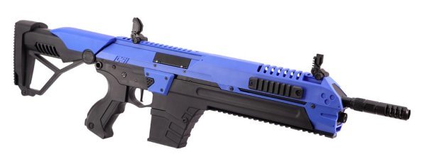 POSEIDON AEG CSI XR 5 SERIES WITH MEDUSA M4 AIRSOFT RIFLE BLUE