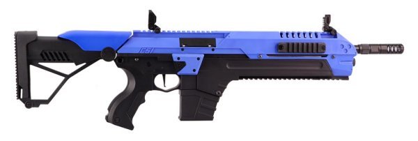 POSEIDON AEG CSI XR 5 SERIES WITH MEDUSA M4 AIRSOFT RIFLE BLUE