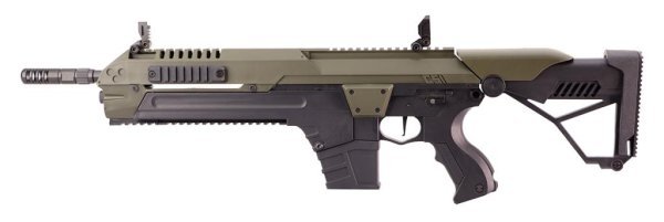 POSEIDON AEG CSI XR 5 SERIES WITH MEDUSA M4 AIRSOFT RIFLE OD GREEN