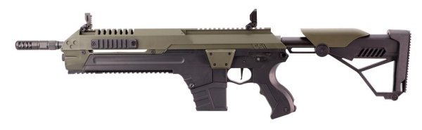 POSEIDON AEG CSI XR 5 SERIES WITH MEDUSA M4 AIRSOFT RIFLE OD GREEN