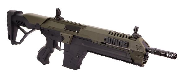 POSEIDON AEG CSI XR 5 SERIES WITH MEDUSA M4 AIRSOFT RIFLE OD GREEN