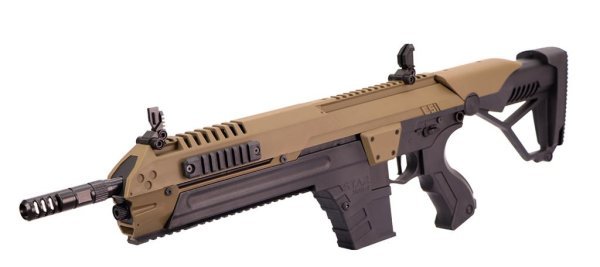 POSEIDON AEG CSI XR 5 SERIES WITH MEDUSA M4 AIRSOFT RIFLE DESERT