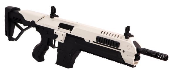 POSEIDON AEG CSI XR 5 SERIES WITH MEDUSA M4 AIRSOFT RIFLE WHITE