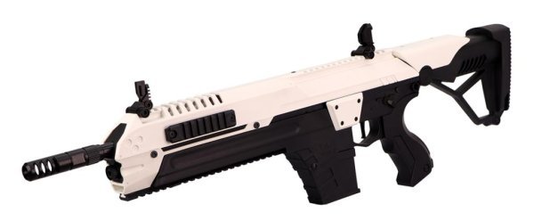 POSEIDON AEG CSI XR 5 SERIES WITH MEDUSA M4 AIRSOFT RIFLE WHITE