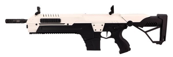 POSEIDON AEG CSI XR 5 SERIES WITH MEDUSA M4 AIRSOFT RIFLE WHITE