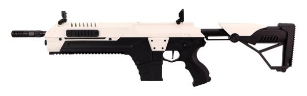 POSEIDON AEG CSI XR 5 SERIES WITH MEDUSA M4 AIRSOFT RIFLE WHITE