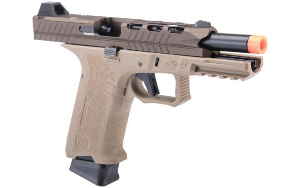 POSEIDON GBB ORION PERFORMANCE SERIES MODEL. 2 SELECT-FIRE BLOWBACK AIRSOFT PISTOL TAN