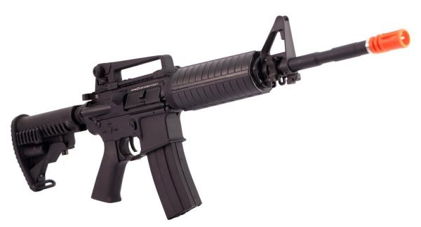 APS AEG ASR101 BLOWBACK AIRSOFT RIFLE BLACK